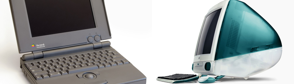 1990s Apple Desktop PC and Laptop